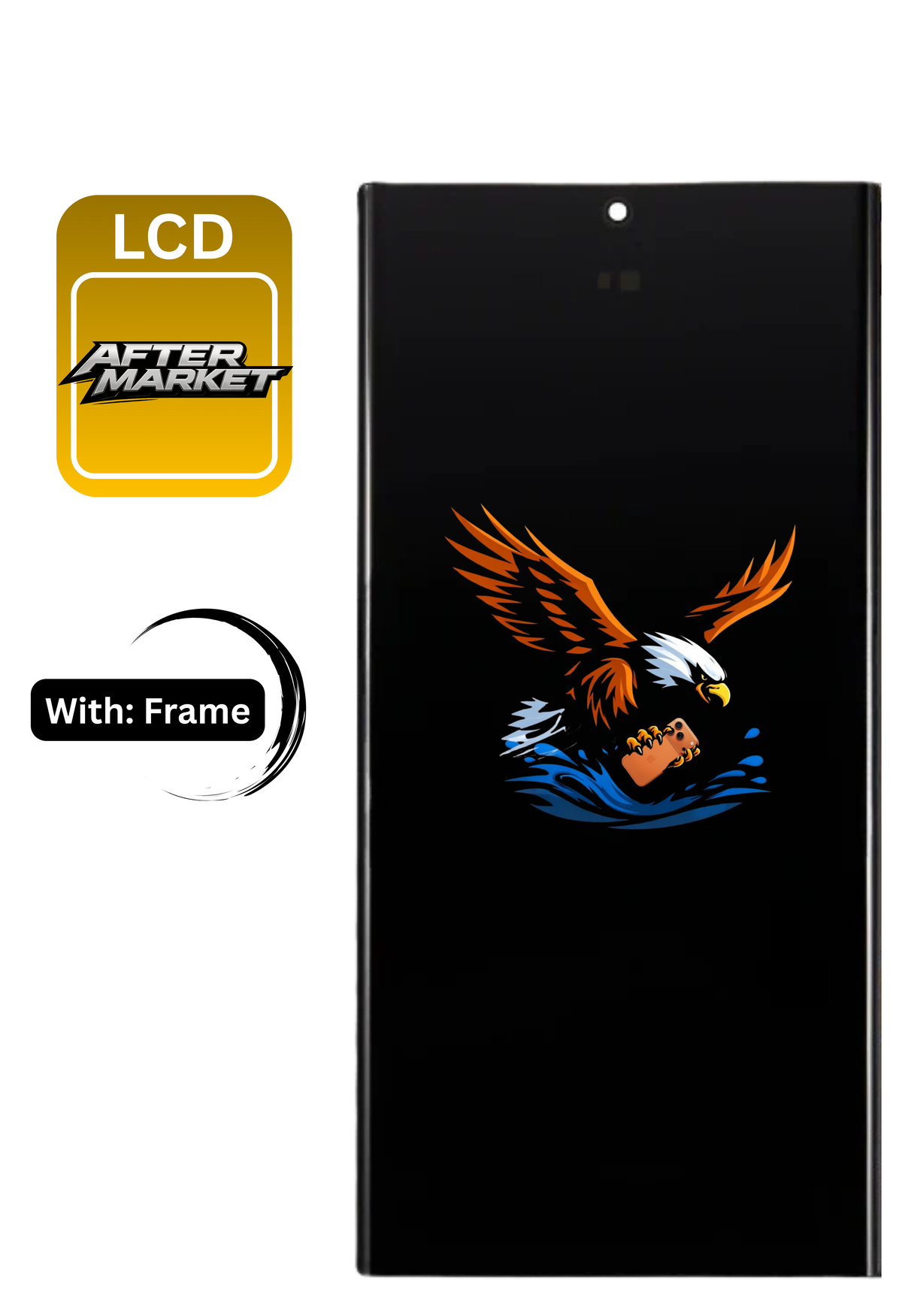 LCD Assembly | for: Samsung Galaxy S24 Ultra | with: Frame