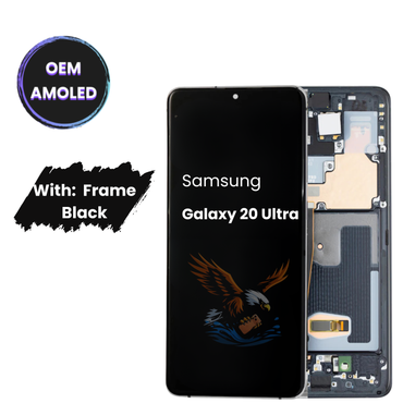 OLED Assembly | for: Samsung Galaxy S20 Ultra | Original | with: Frame