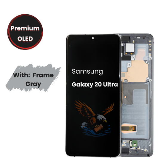 OLED Assembly | for: Samsung Galaxy S20 Ultra | with: Frame