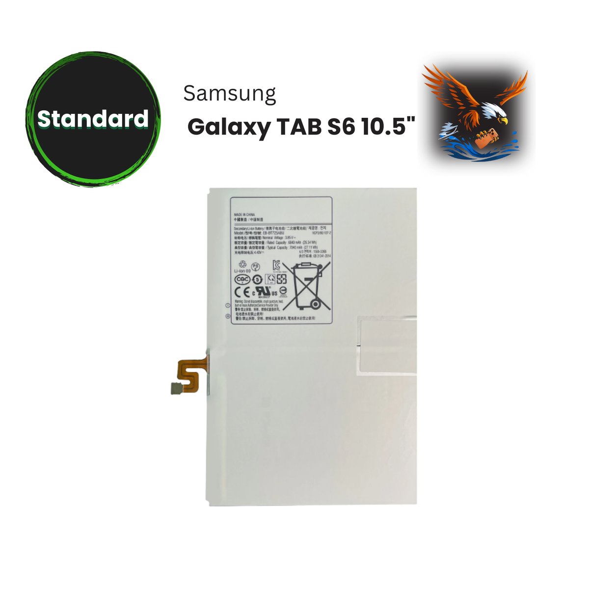 Samsung Galaxy TAB S6 10.5" - Batería
