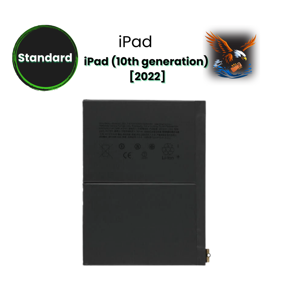 Battery | for: iPad Air 4, iPad Air 5, iPad 10, iPad Air 11" (2024-2025),