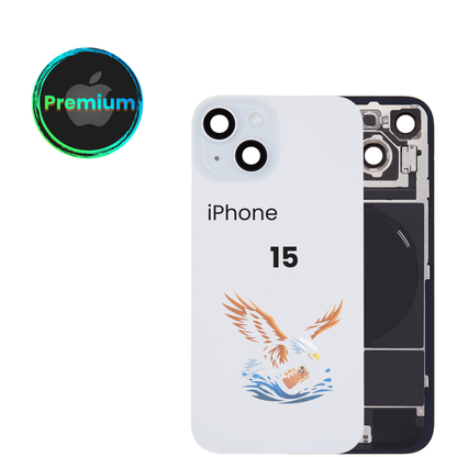 Back Glass | for: iPhone 15 | with: Brackets, Magnet