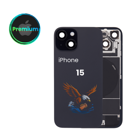 Back Glass | for: iPhone 15 | with: Brackets, Magnet