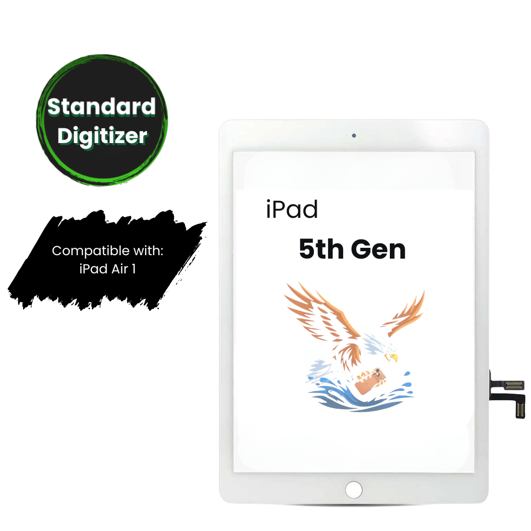 Digitizer | for: iPad Air 1, iPad 5 | with: Small Parts