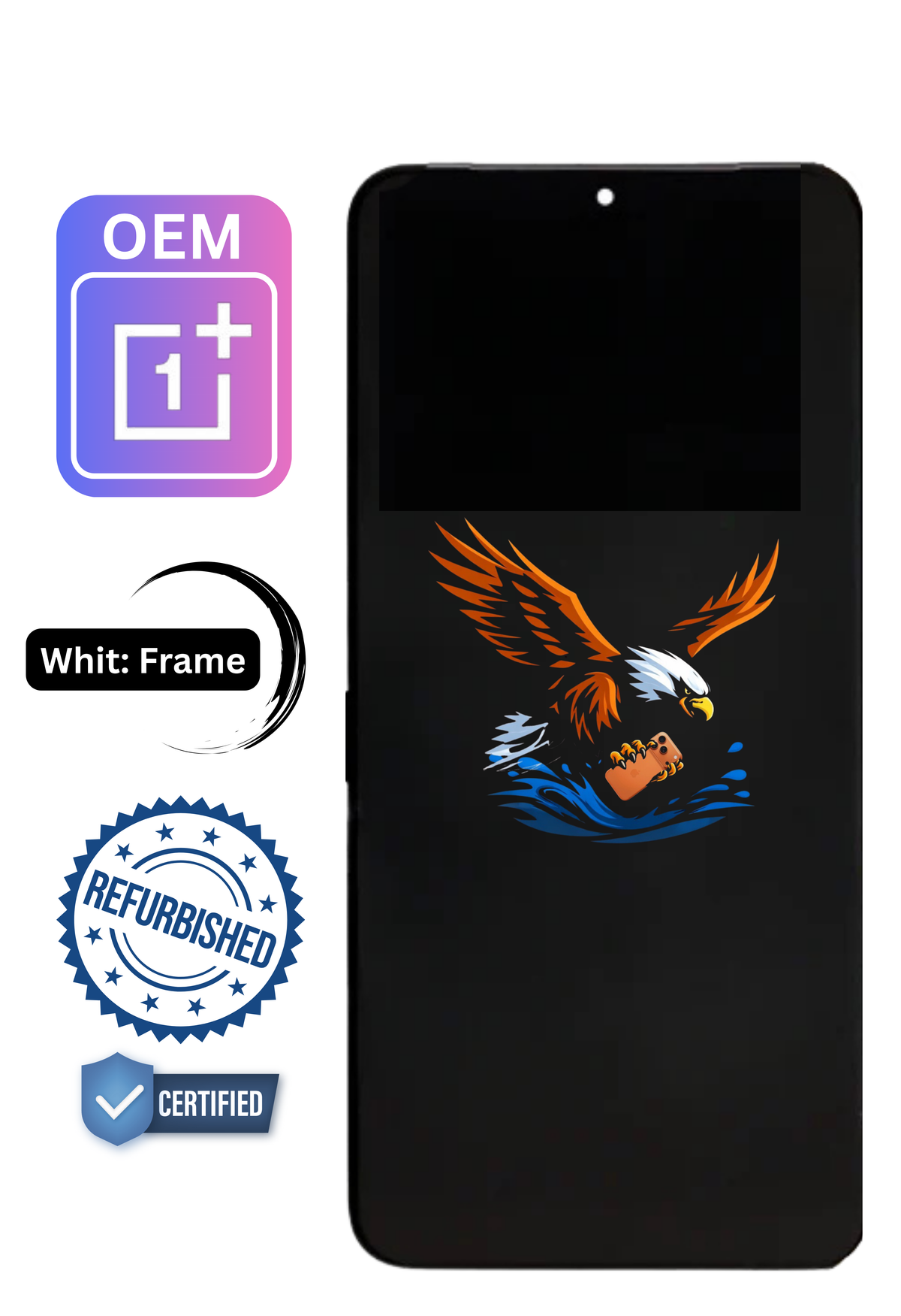 LCD Assembly | for: OnePlus Nord 20 SE | Original | with: Frame