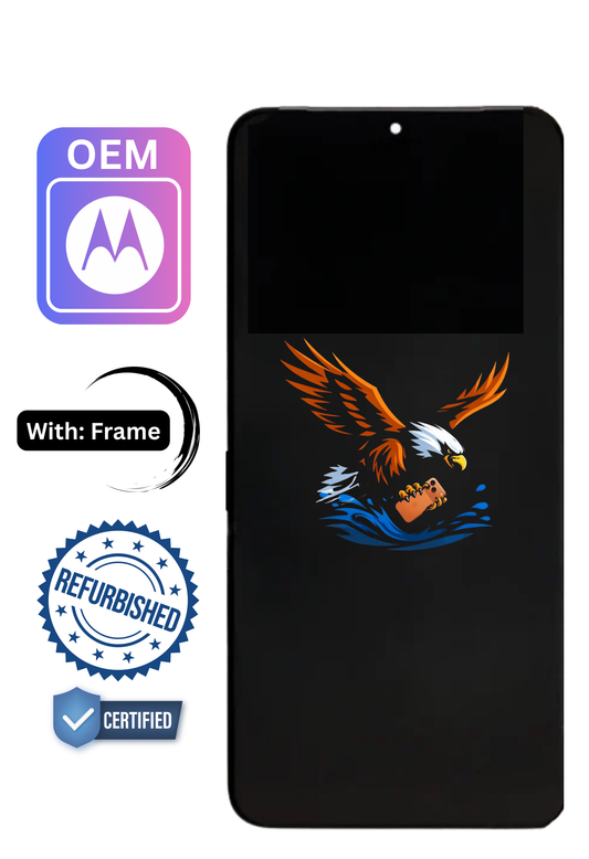 Ensamblaje de LCD | para: Motorola Moto G Play (XT2413/2024) | Original | con: Marco