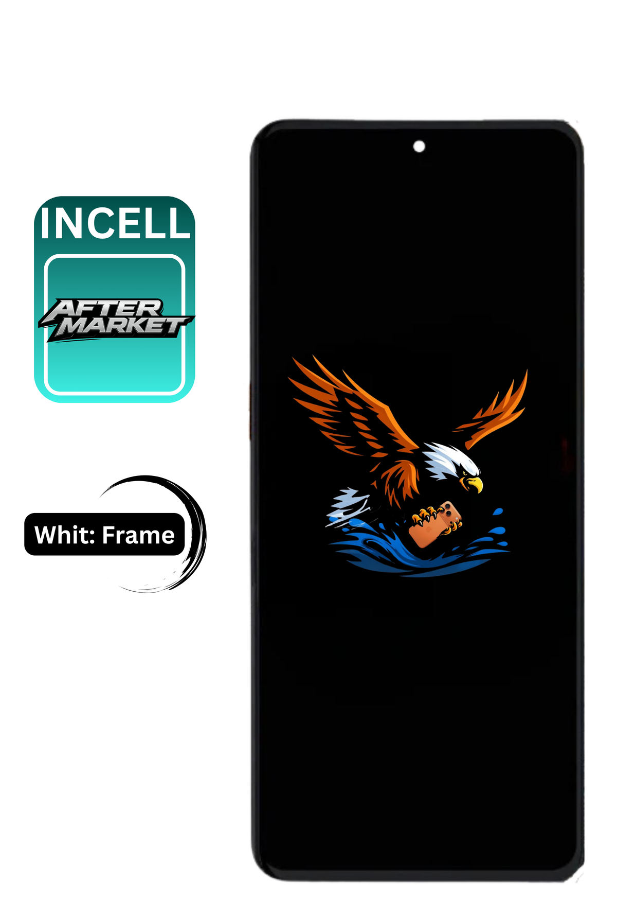 LCD Assembly | for: Samsung Galaxy S22 | INCELL | with: Frame