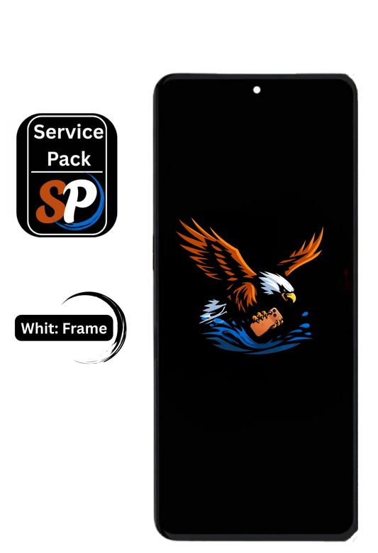 OLED Assembly | for: Samsung Galaxy S24 | Service Pack | with: Frame