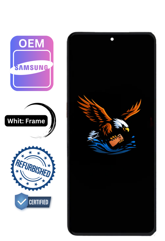 OLED Assembly | for: Samsung Galaxy S24 | Original | with: Frame