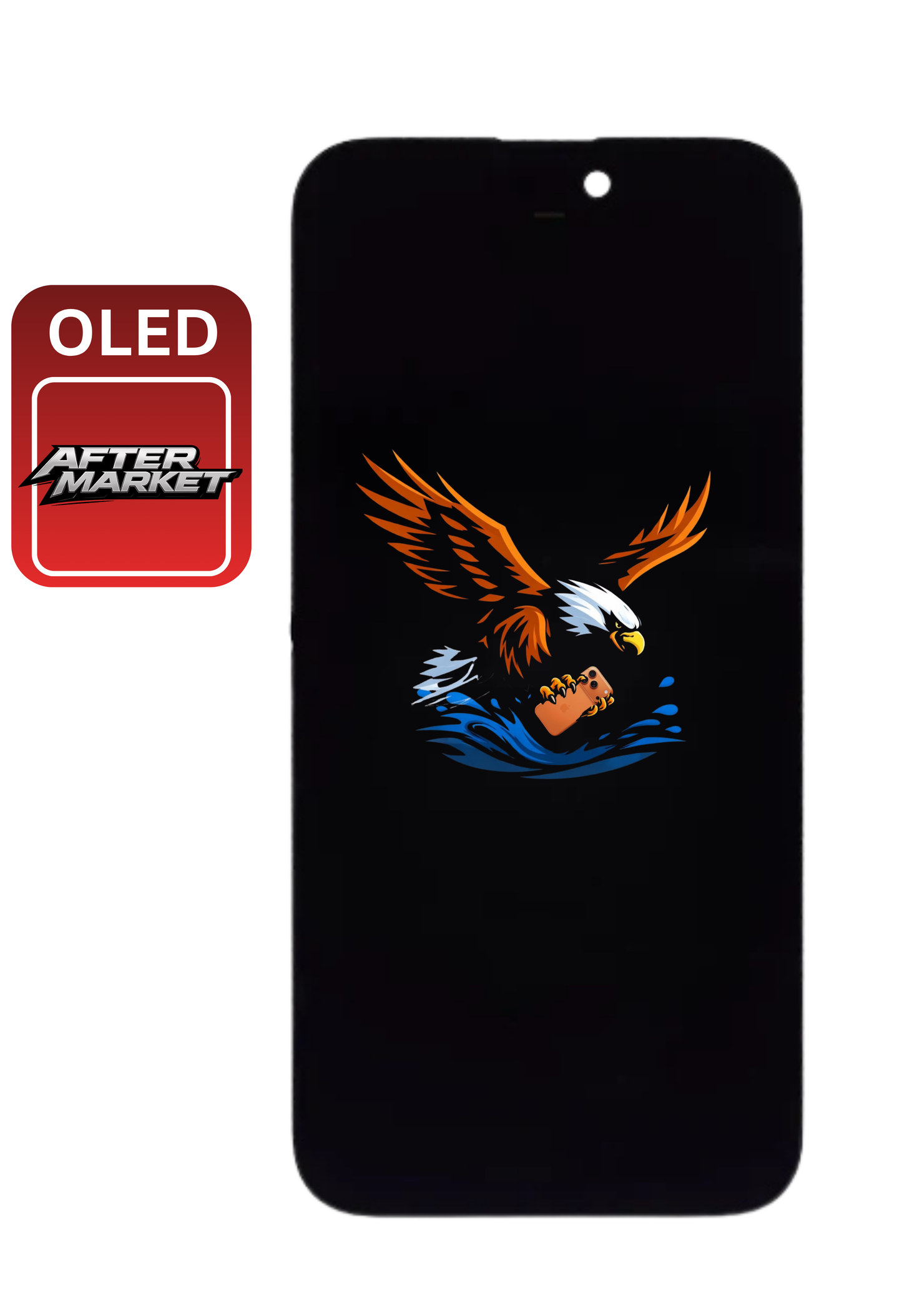 OLED Assembly | for: iPhone 16 Pro Max | AMPLUS: (Soft, 120Hz)