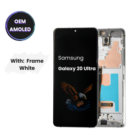 OLED Assembly | for: Samsung Galaxy S20 Ultra | Original | with: Frame