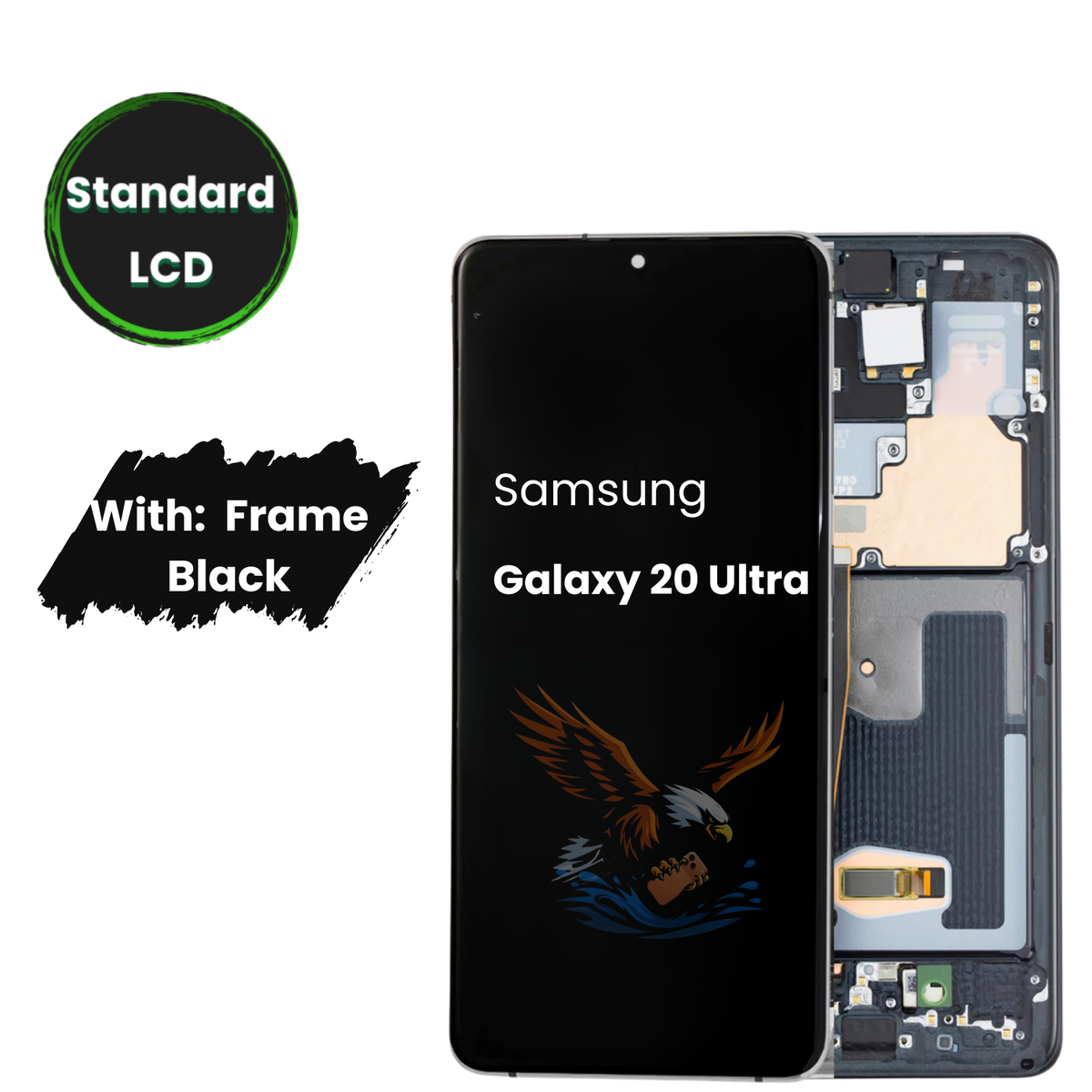 LCD Assembly | for: Samsung Galaxy S20 Ultra | with: Frame