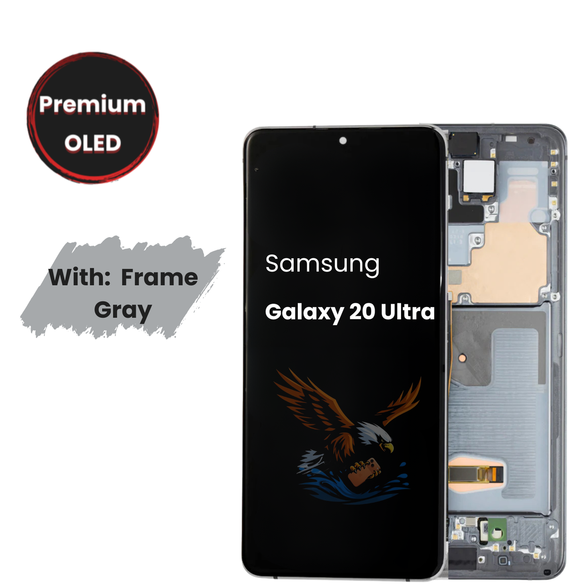OLED Assembly | for: Samsung Galaxy S20 Ultra | with: Frame