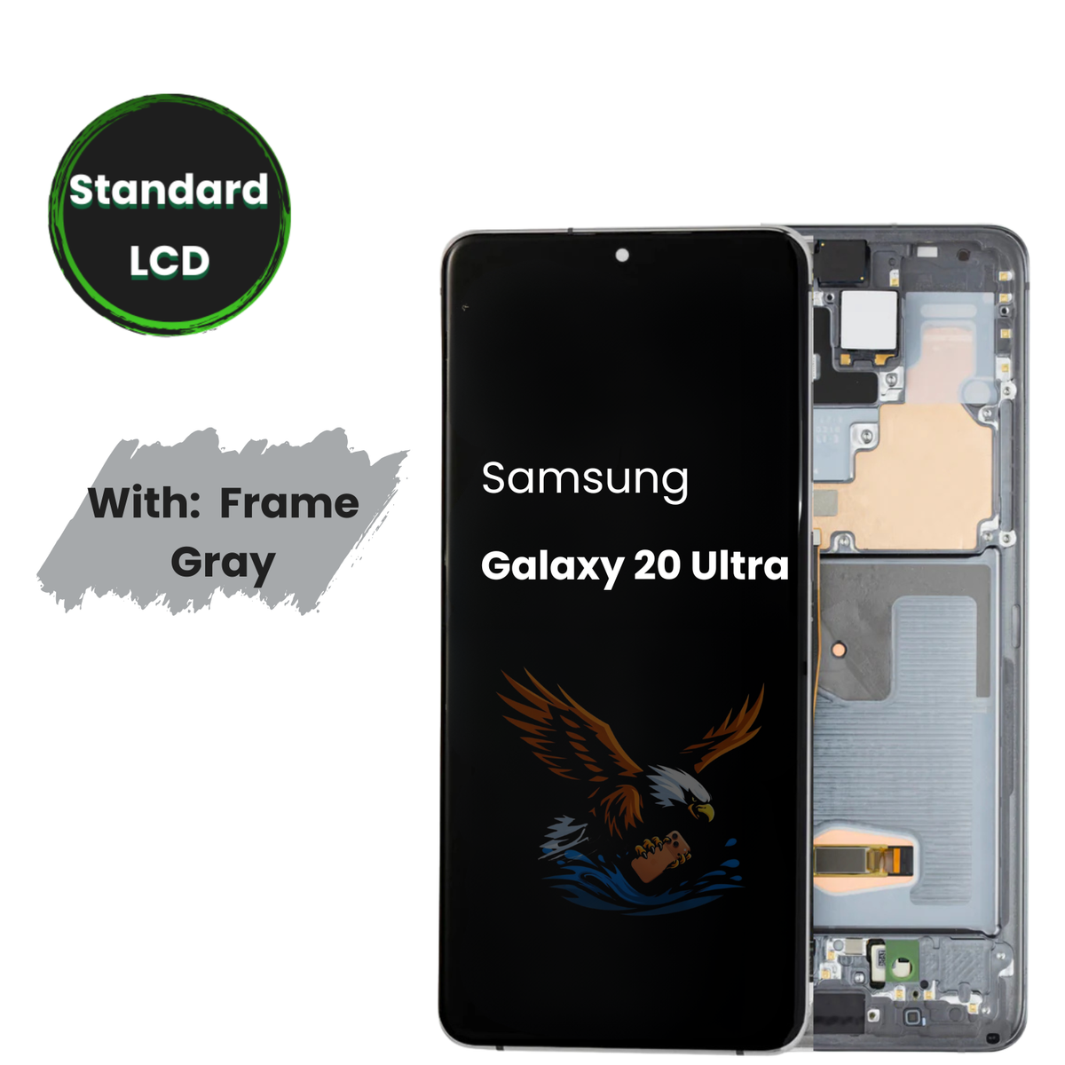 LCD Assembly | for: Samsung Galaxy S20 Ultra | with: Frame