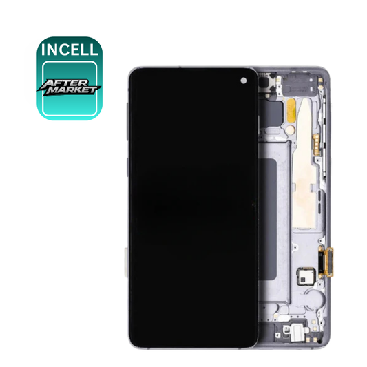 LCD Assembly | for: Samsung Galaxy S10 | INCELL | with: Frame