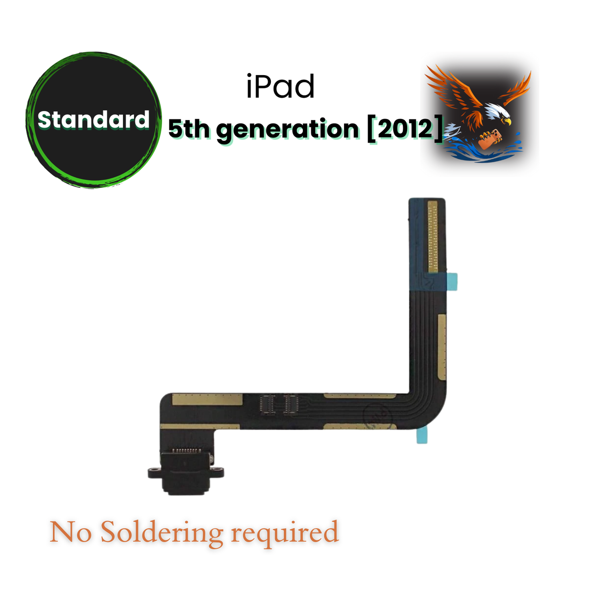 iPad 5 - Charging Port Flex Cable